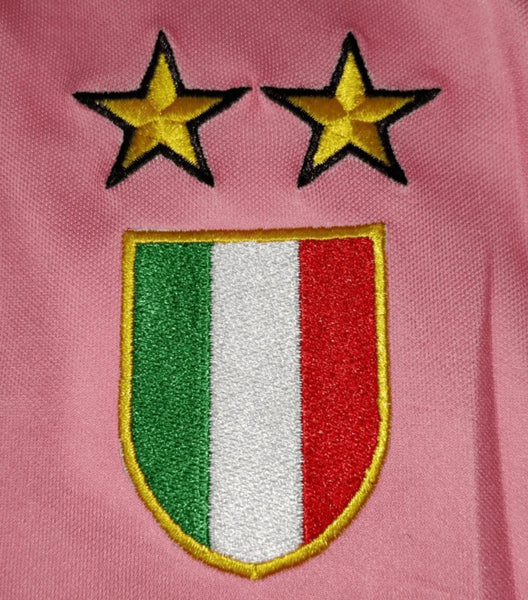 Juventus 1997-1998 Away Retro Men's Football Shirt Pink