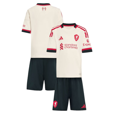 Liverpool 2025-2026 Away Kid's Football Kit