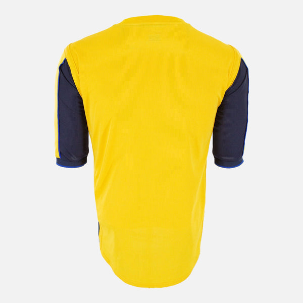 Arsenal 1999-2000 Away Retro Men's Football Shirt Yellow