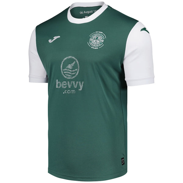 Hibernian FC 2025-2026 Home Men's Football Shirt Green