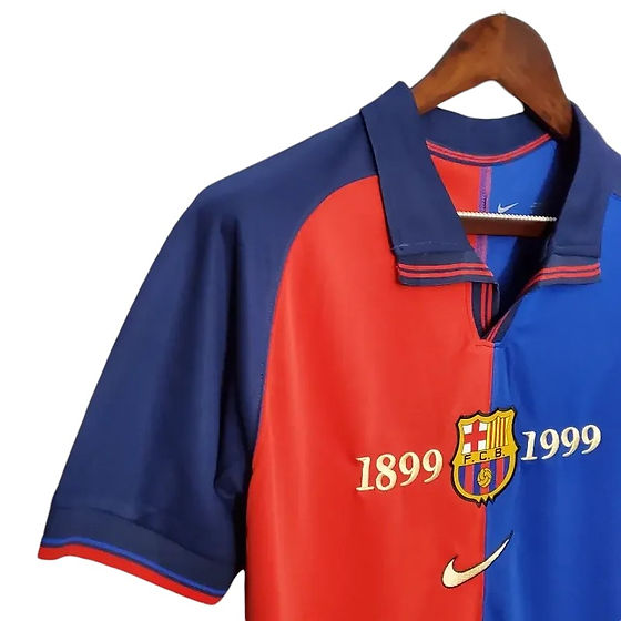 Barcelona 1998-1999 Retro Home Men's Football Shirt