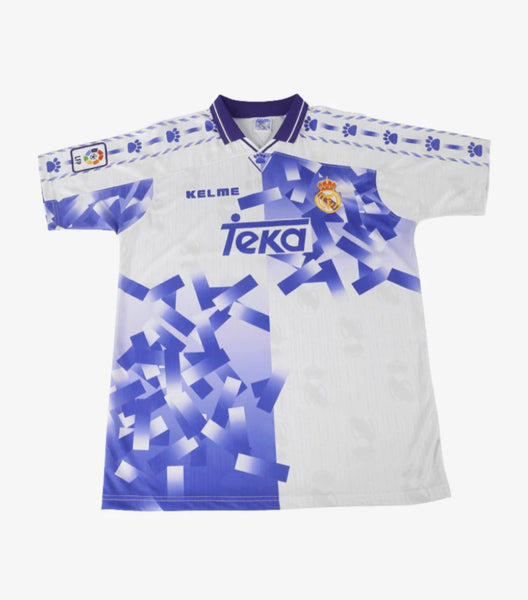 Real Madrid 1996-1997 Away Retro Men's Football Shirt