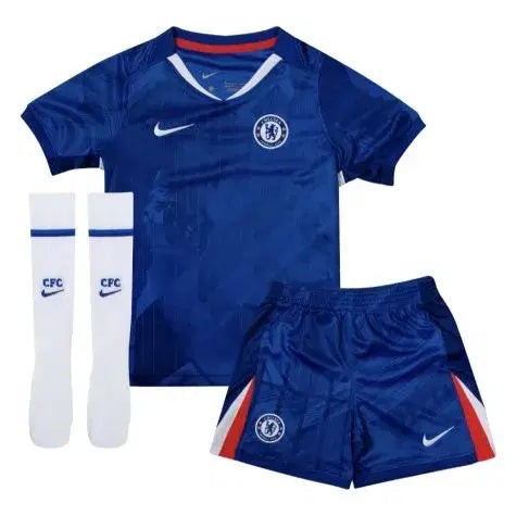 Chelsea 2025-2026 Home Kid's Football Kit Blue