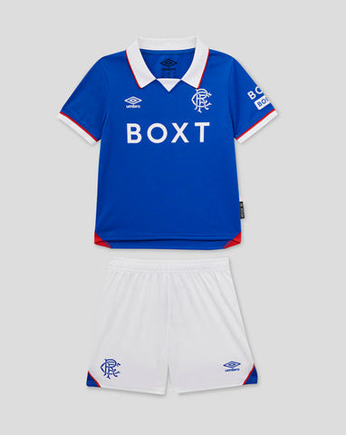 Rangers FC 2025-2026 Home Kid's Football Kit Blue