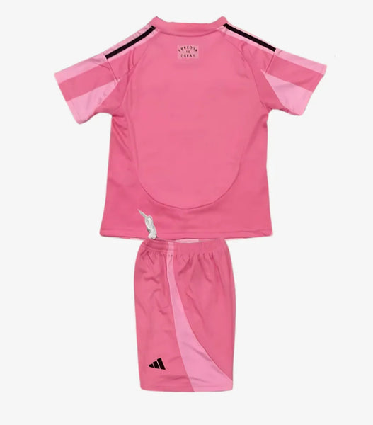 Inter Miami 2025-2026 Home Kid's Football Kit Pink Messi 10