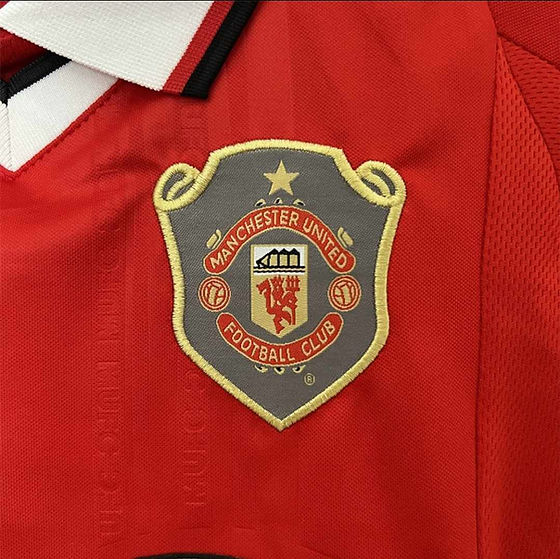 Manchester United 1998-1999 UCL Final Retro Home Kid's Football Kit