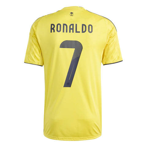 Al Nassr 2025-2026 Ronaldo CR7 Home Men's Football Shirt Yellow