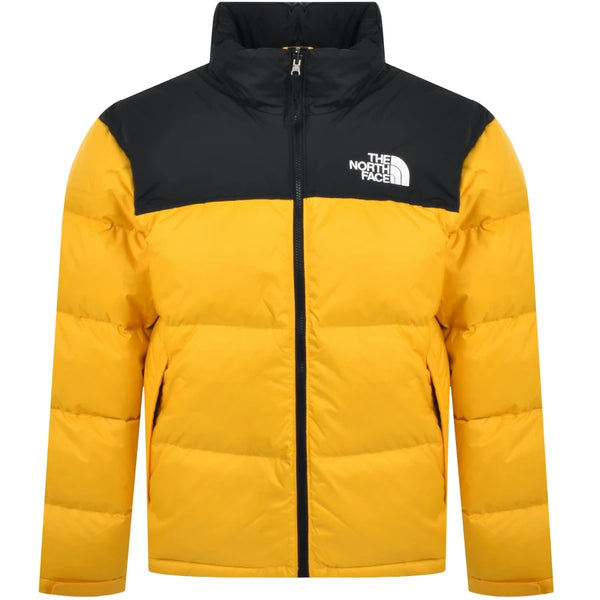 The North Face Puffer Jacket Men's Yellow Nuptse 700 Retro