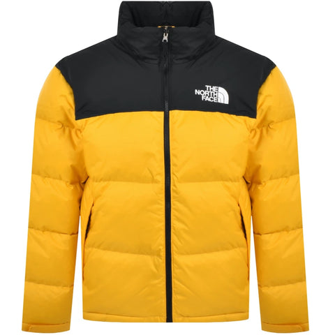 The North Face Puffer Jacket Men's Yellow Nuptse 700 Retro