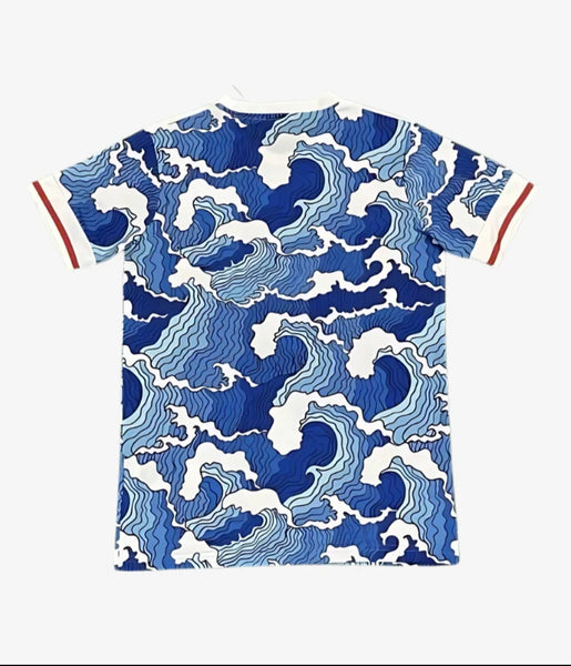 Japan 2022-2023 Wave Hokusai Training Men's Football Shirt