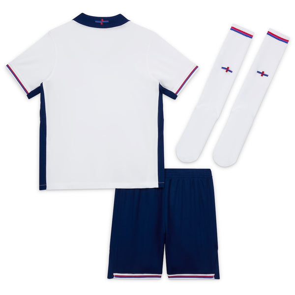 England 2024-2025 Home Kid's Football Kit White