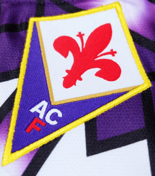 Fiorentina 1992-1993 Retro Away Men's Football Shirt White