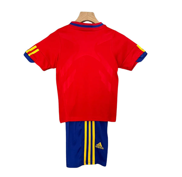 Spain 2010 World Cup Retro Home Kid's Football Kit