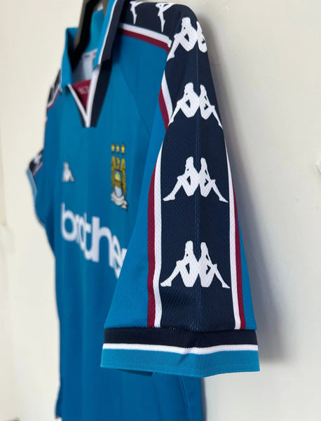 Manchester City 1997-1998 Retro Home Men's Football Shirt