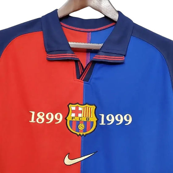Barcelona 1998-1999 Retro Home Men's Football Shirt