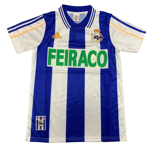 Deportivo De La Coruña 1999-2000 Retro Home Men's Football Shirt