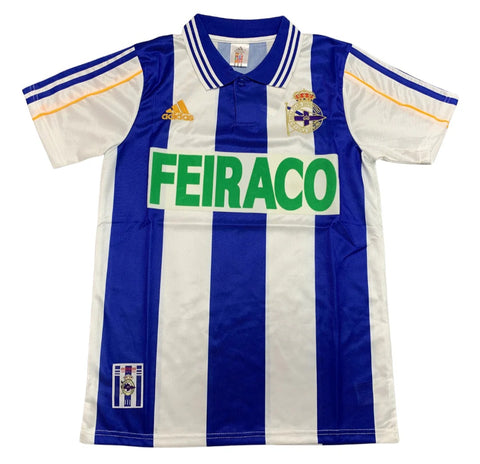 Deportivo De La Coruña 1999-2000 Retro Home Men's Football Shirt