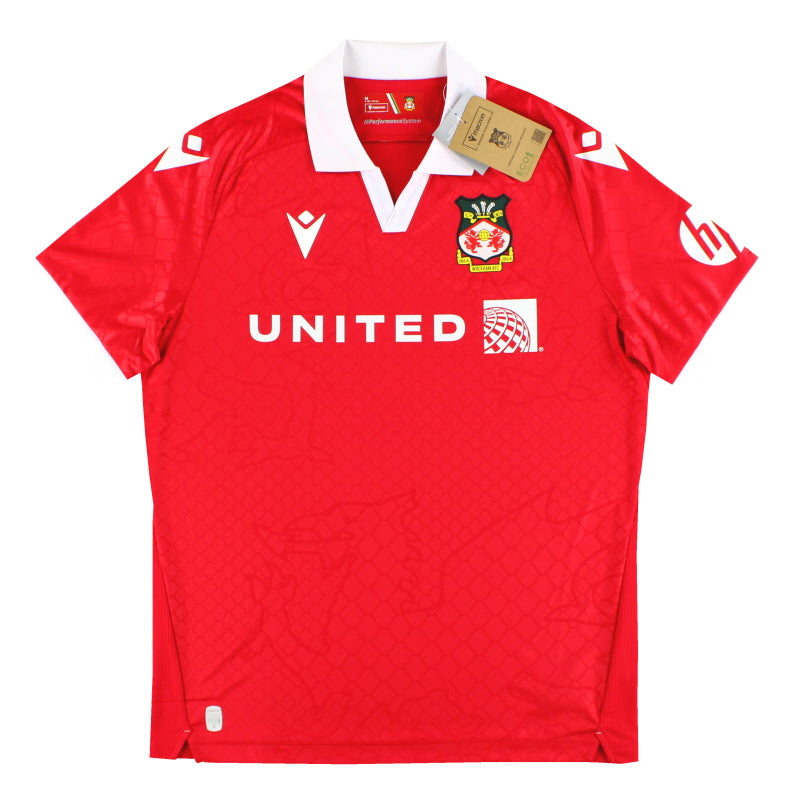 Wrexham AFC 2024-2025 Home Men's Football Shirt Red