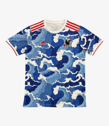 Japan 2022-2023 Wave Hokusai Training Men's Football Shirt