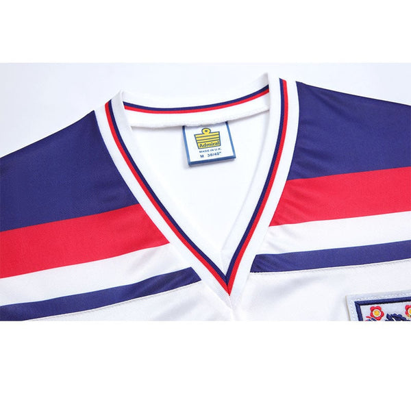 England 1982 Retro Home Men's Football Shirt White