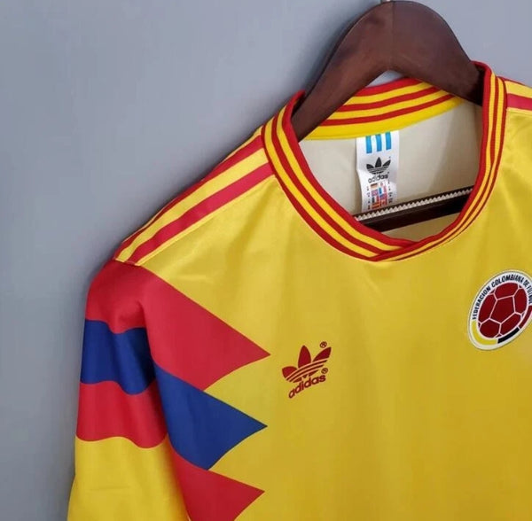 Colombia 1990 Home Retro Men's Football Shirt Valderrama 10