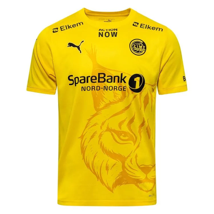 Bodo Glimt 2024-2025 Home Men's Football Shirt Yellow