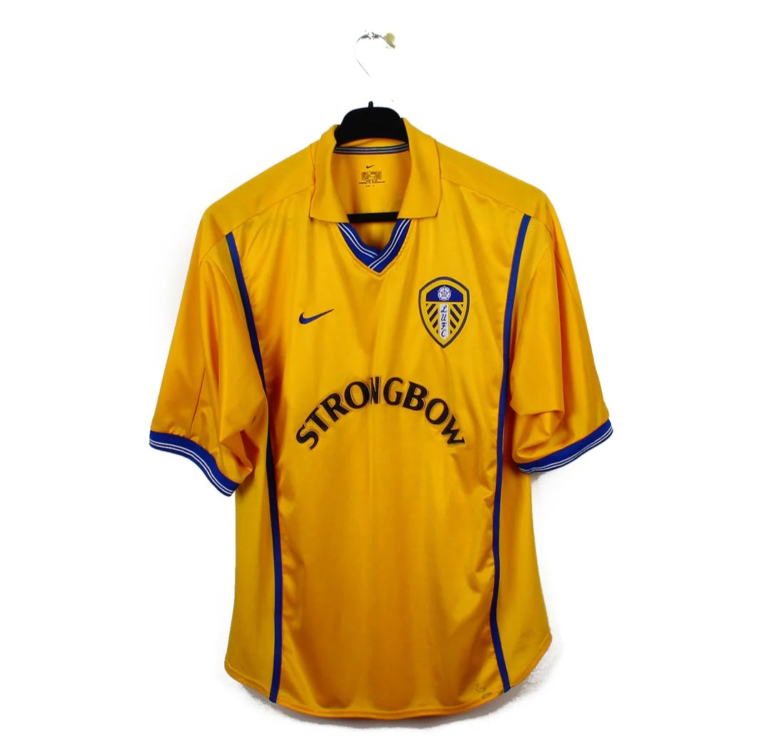 Leeds United 2000-2001 Retro Away Men's Football Shirt Viduka 9