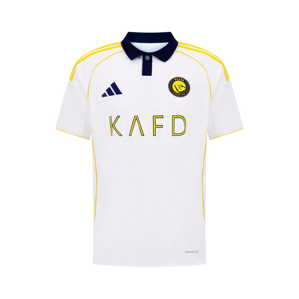 Al Nassr 2025-2026 Ronaldo CR7 Away Men's Football Shirt White
