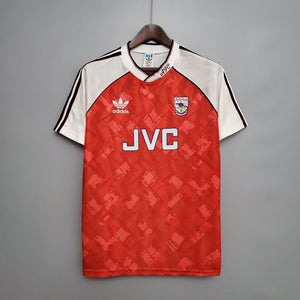 Arsenal 1990-1992 Retro Home Men's Football Shirt Red