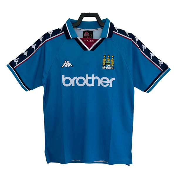 Manchester City 1997-1998 Retro Home Men's Football Shirt