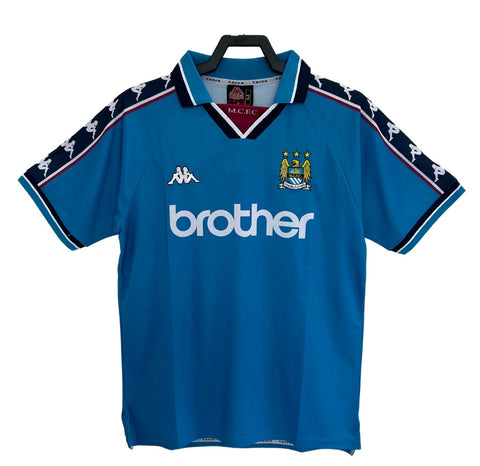 Manchester City 1997-1998 Retro Home Men's Football Shirt