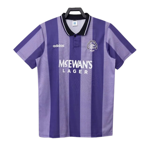 Rangers 1993-1994 3rd Away Retro Men's Football Shirt Purple