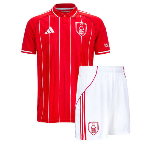 Nottingham Forest FC 2025-2026 Home Kid's Football Kit Red