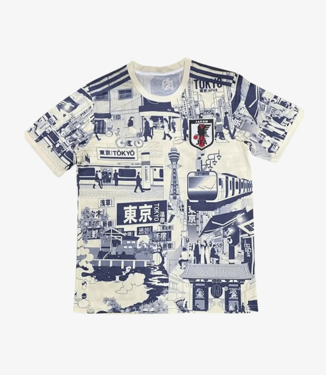 Japan Tokyo Special Limited Edition 2022 Retro Men's Football Shirt Blue