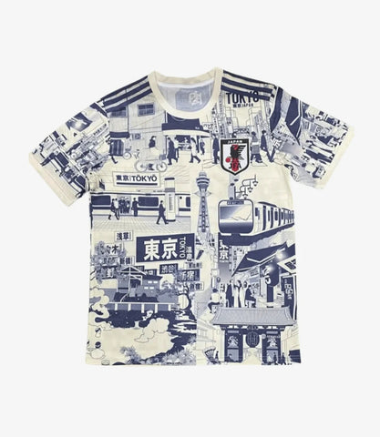 Japan Tokyo Special Limited Edition 2022 Retro Men's Football Shirt Blue