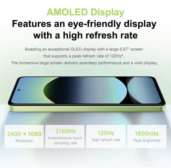 Xiaomi Redmi Note 14 4G 256GB 108MP AI Camera AMOLED Display Mobile Smartphone