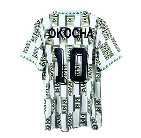 Nigeria 1994 Retro Men's Football Shirt OKOCHA 10 print