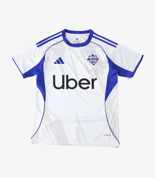 Como 2025-2026 Away Men's Football Shirt White