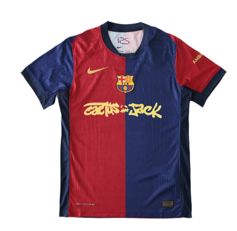 Barcelona X Travis Scott Cactus Jack Special Limited Edition Home Men's Football Shirt 2024-2025