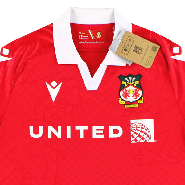 Wrexham AFC 2024-2025 Home Men's Football Shirt Red