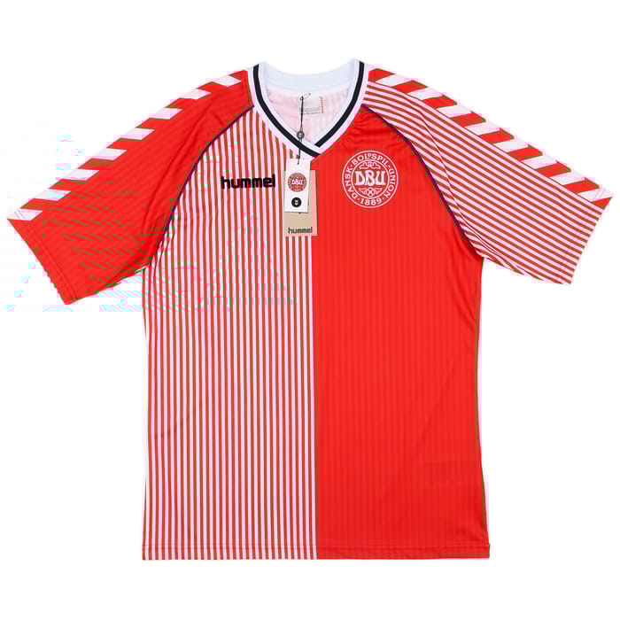 Denmark 1986 Retro Home Men's Football Shirt