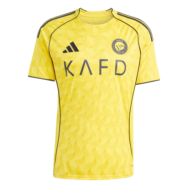 Al Nassr 2025-2026 Ronaldo CR7 Home Men's Football Shirt Yellow