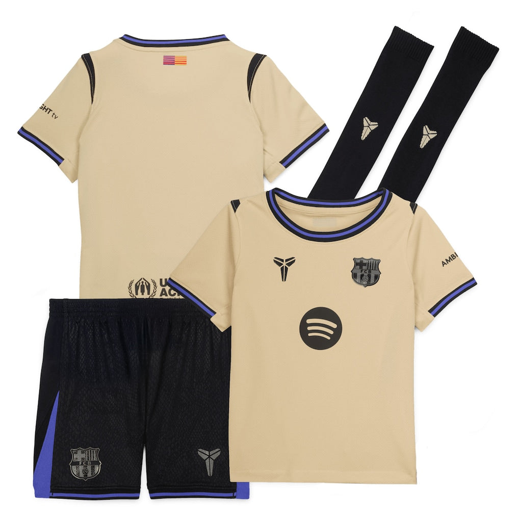 Barcelona 2025-2026 Away Kid's Football Kit