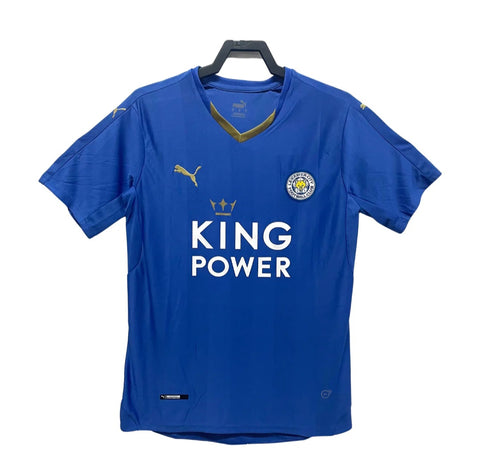 Leicester City 2015-2016 Premier League Winners Retro Home Men's Football Shirt