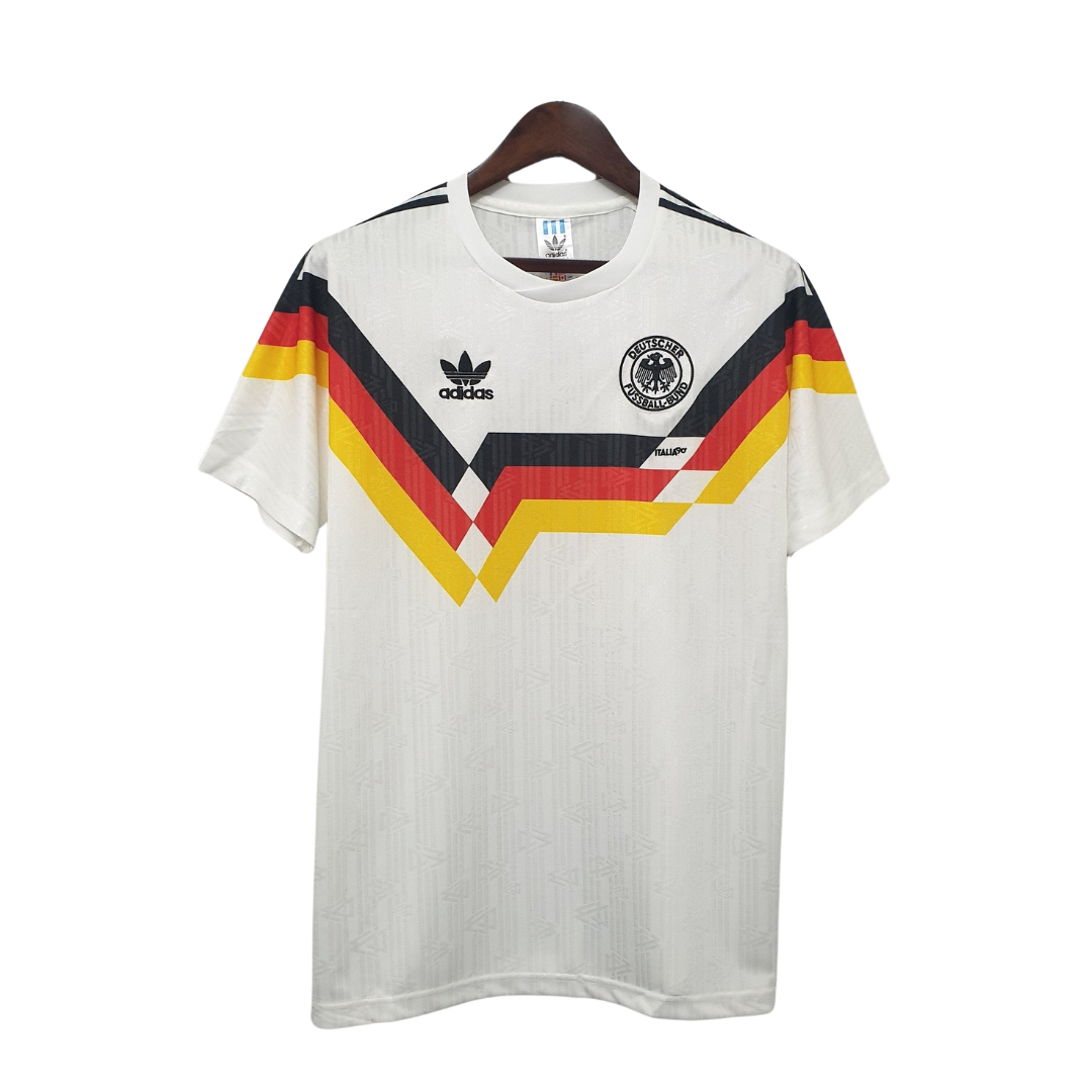 West Germany 1988 Euros Retro Home Men's Football Shirt