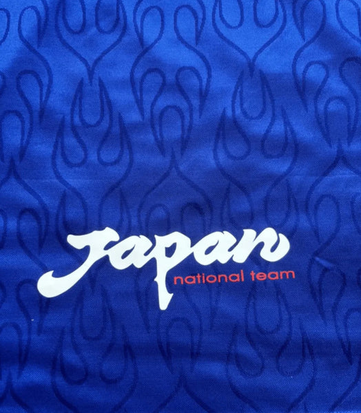 Japan 1998 Retro Blue Flame Special Limited Edition Men's Football Shirt Blue