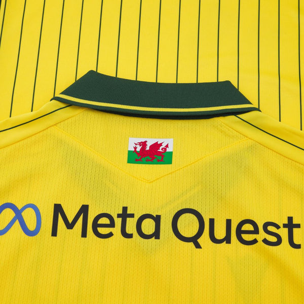 Wrexham AFC 2025-2026 Away Men's Football Shirt Yellow