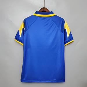 Juventus 1995-1996 Retro Away Men's Football Shirt Blue