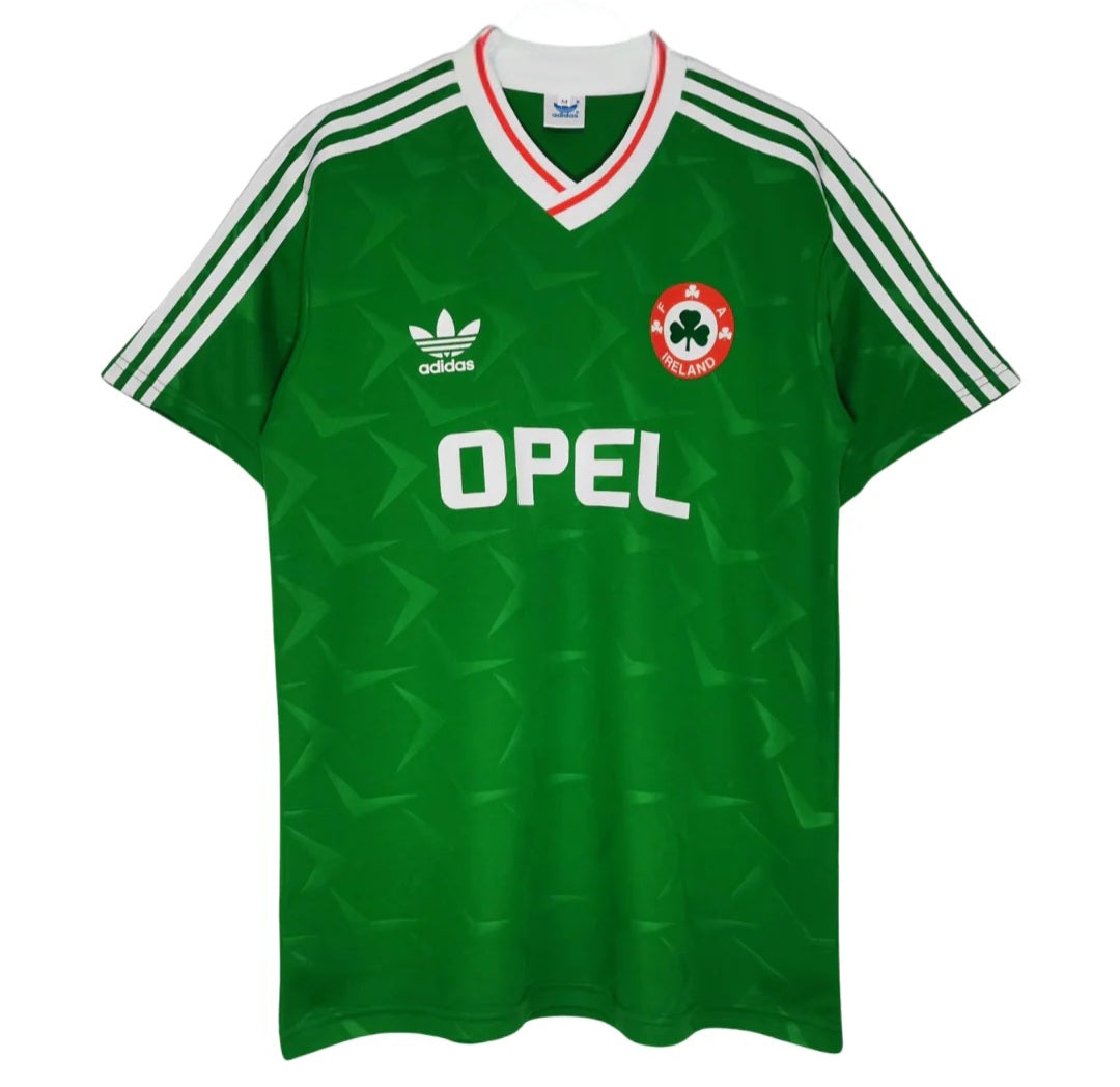 Ireland 1990-1992 Retro Home Men's Football Green