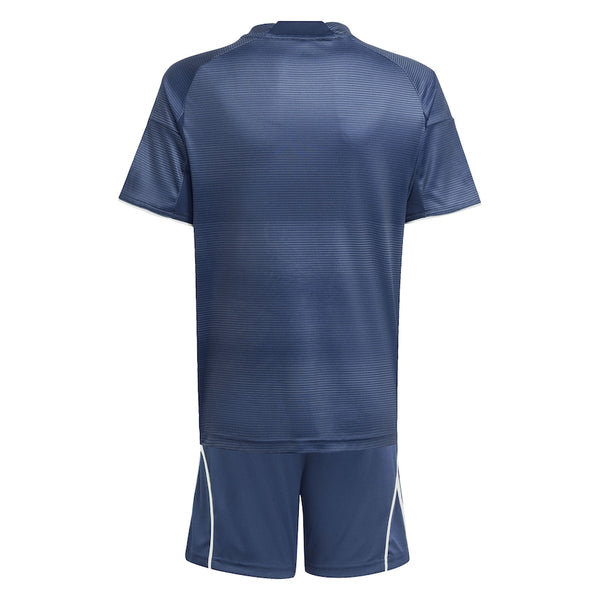 Real Madrid 2025-2026 Away Kid's Football Kit Blue